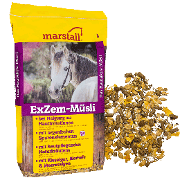 marstall Naturell 15kg 1,37€/kg Premium Müsli wenig Eiweiß & Zucker pelletfrei 